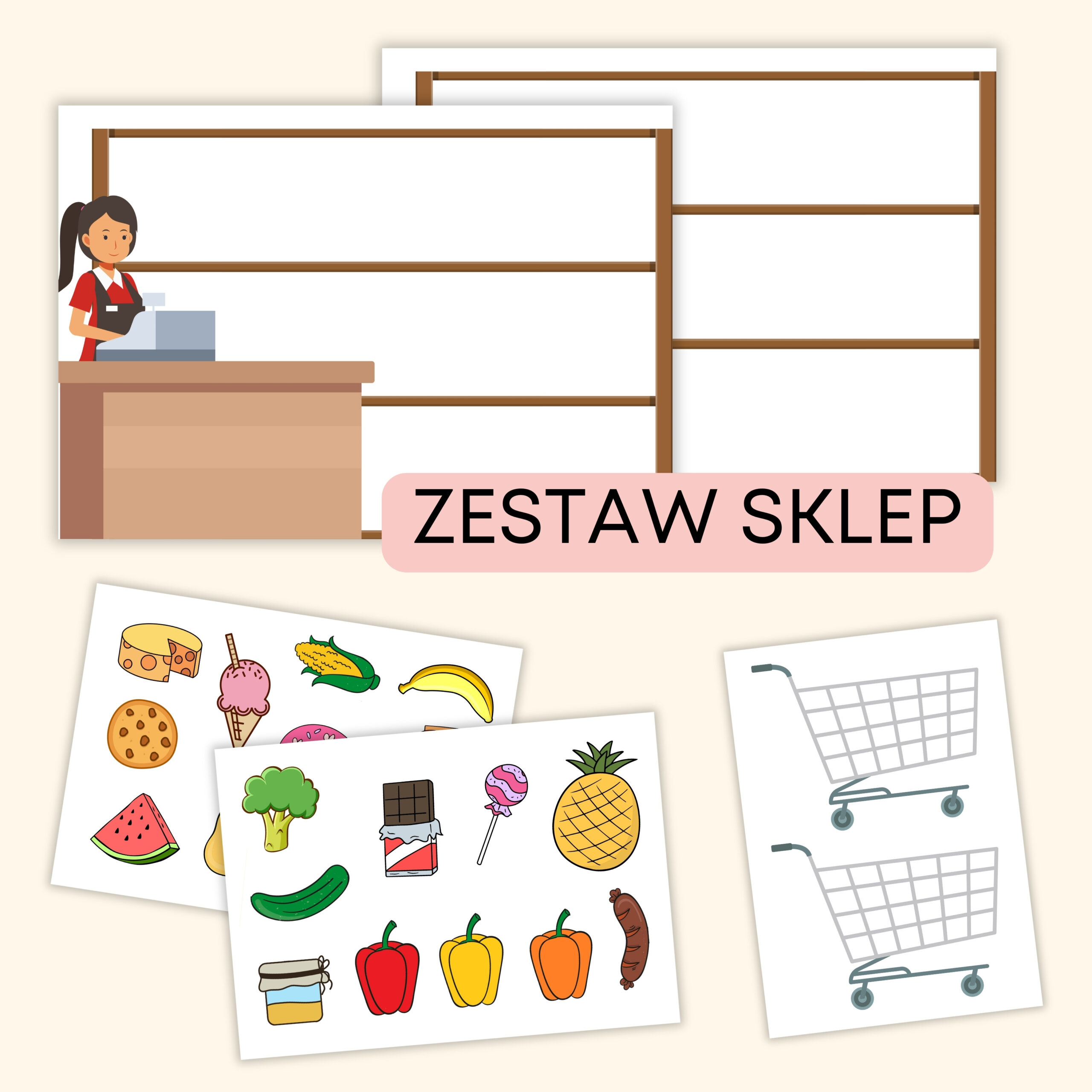 Food - Darmowe materiały PDF do druku na angielski w przedszkolu