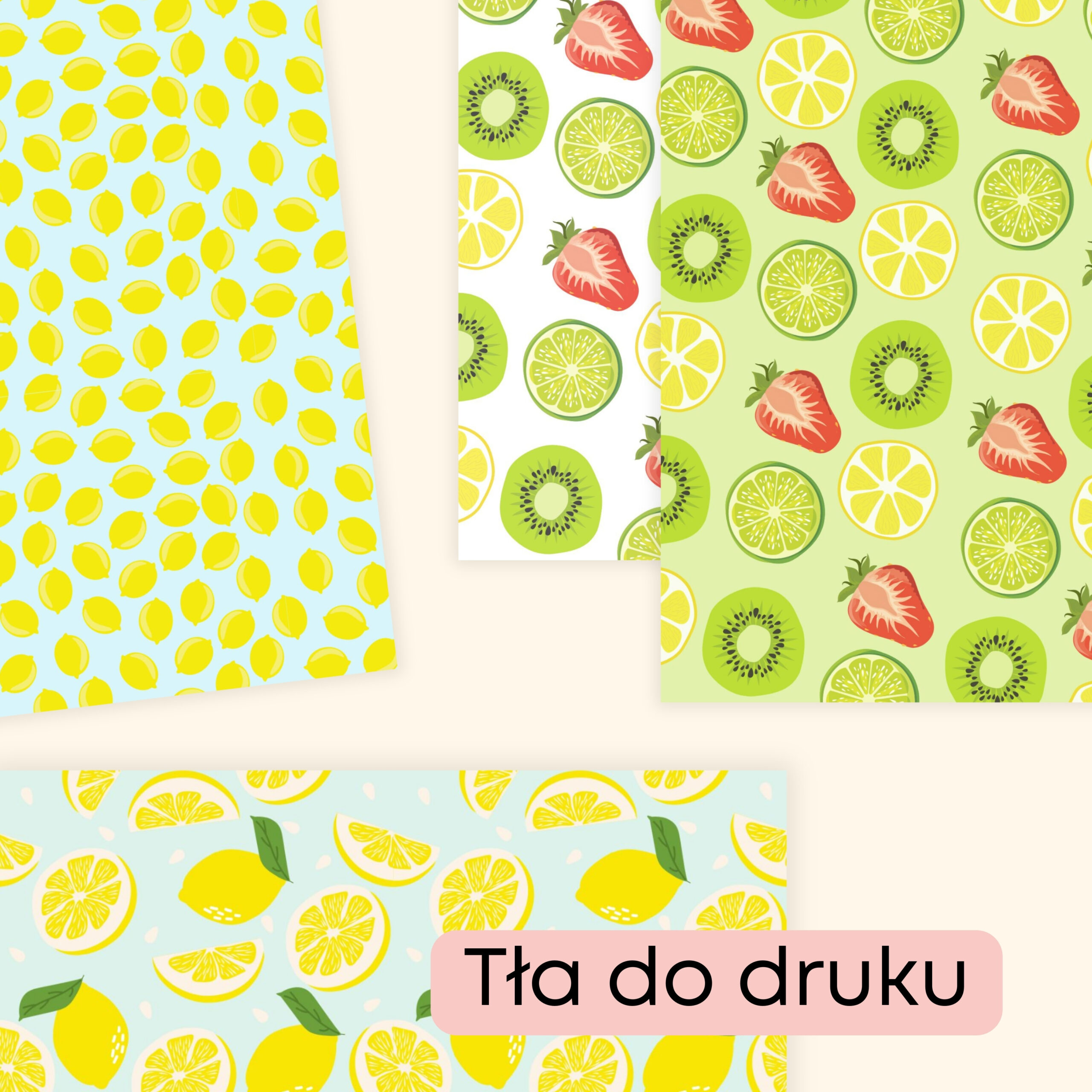 Fruit Mega Pack materiały PDF do druku na angielski w przedszkolu