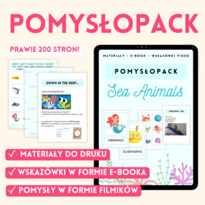 Sea Animals - Darmowe materiały PDF do druku na angielski w przedszkolu