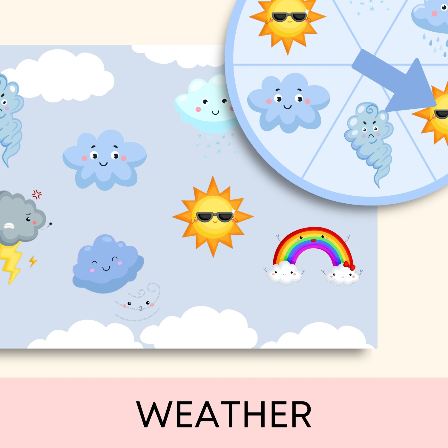 weather | angielski w przedszkolu darmowe materiały PDF do druku