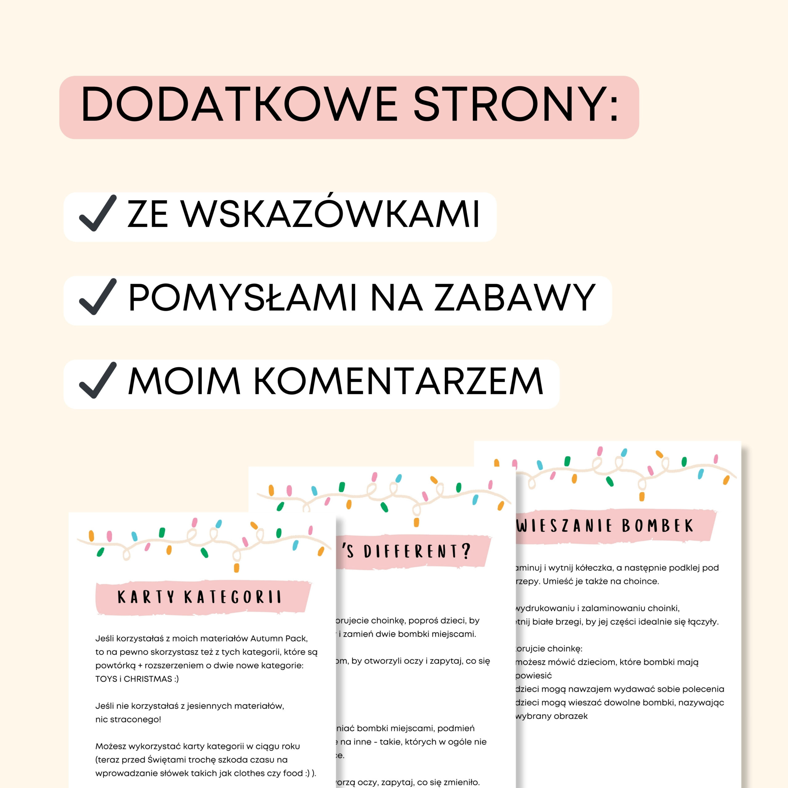 Christmas -Darmowe materiały PDF do druku na angielski w przedszkolu