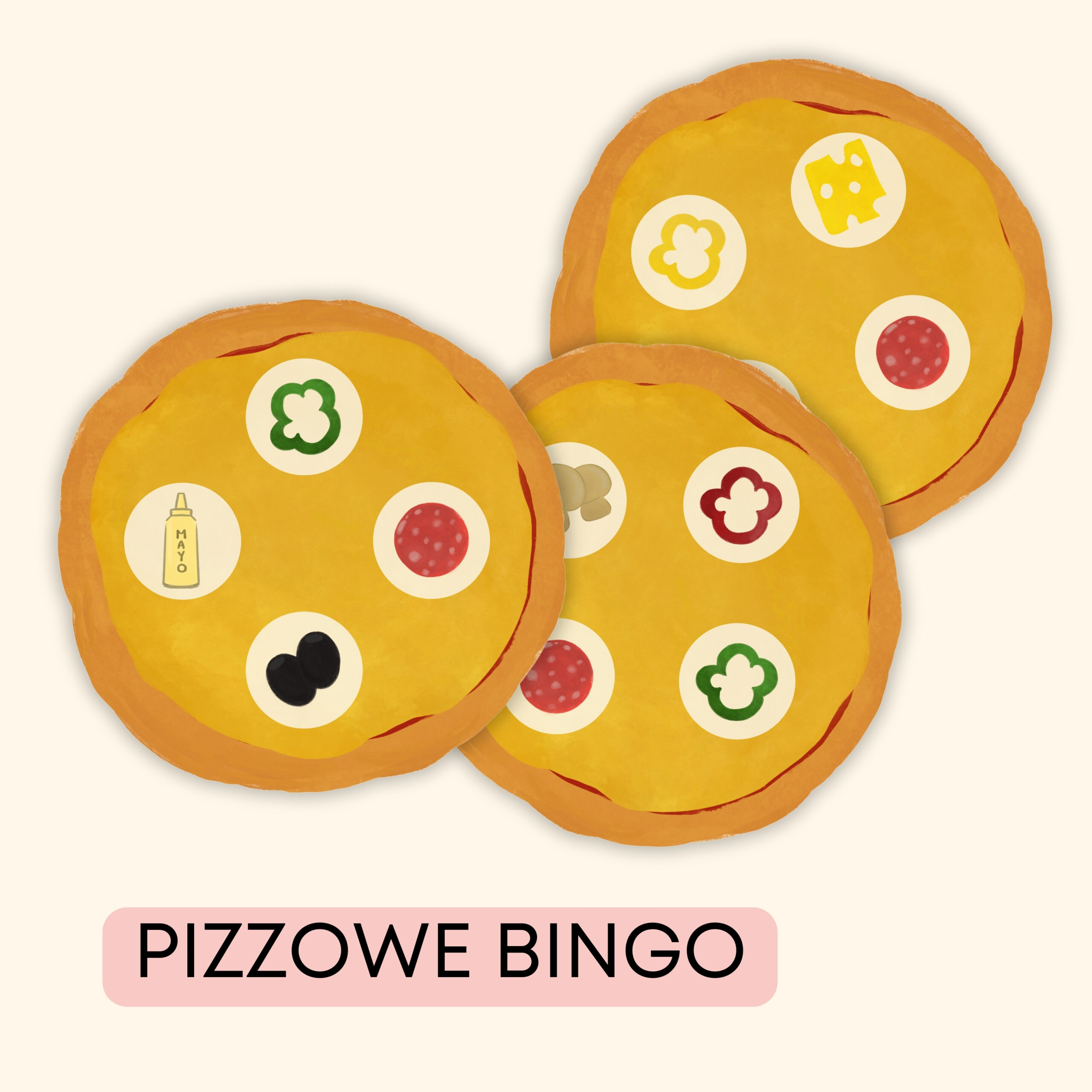 Pizza & Food - Darmowe materiały PDF do druku na angielski w przedszkolu