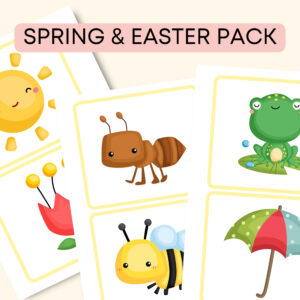 spring and easter, pomysły na angielski w przedszkolu i materiały PDF do druku dla nauczycieli, przedszkolaki, angielski w przedszkolu