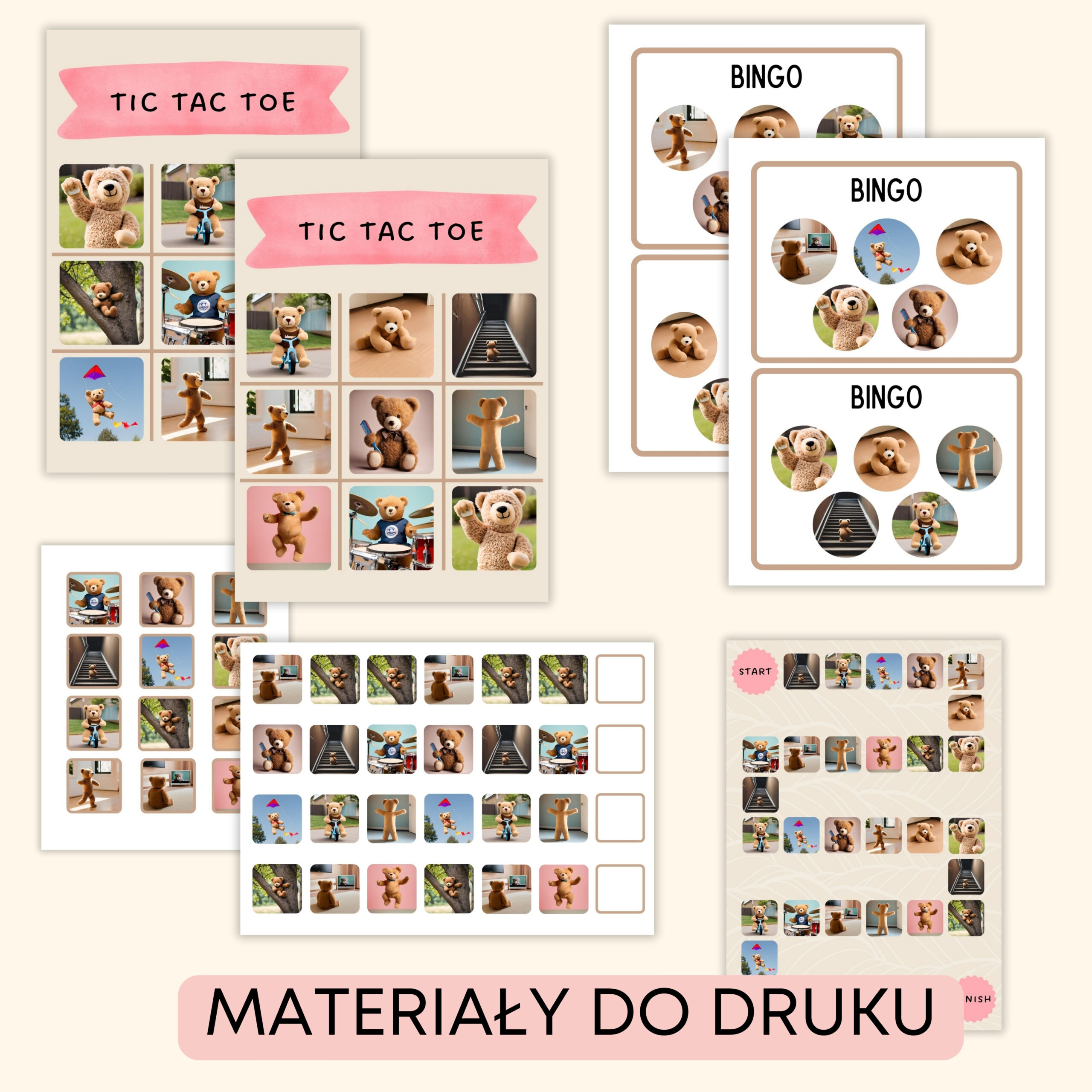 Dzień Misia -Darmowe materiały PDF do druku na angielski w przedszkolu