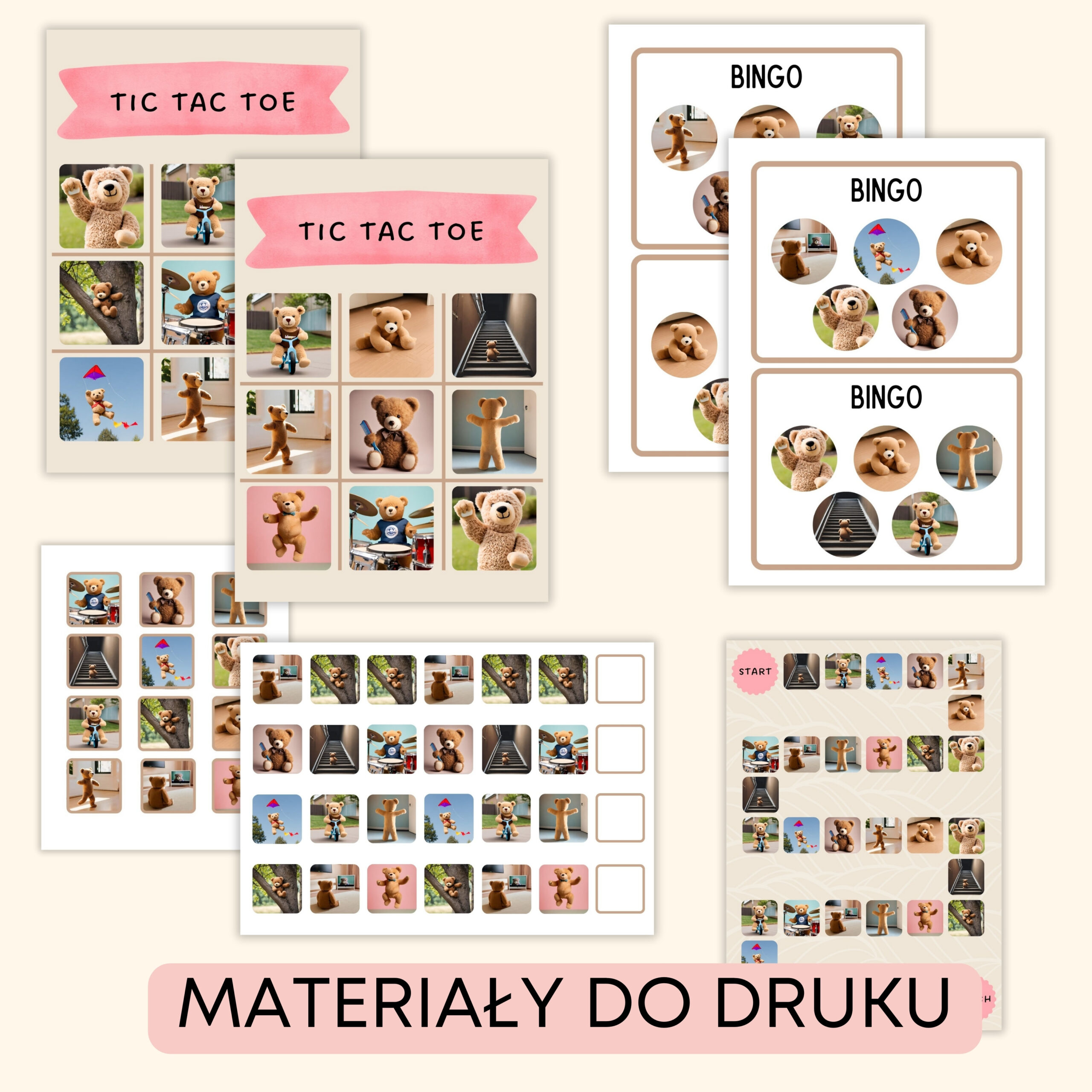 Dzień Misia -Darmowe materiały PDF do druku na angielski w przedszkolu