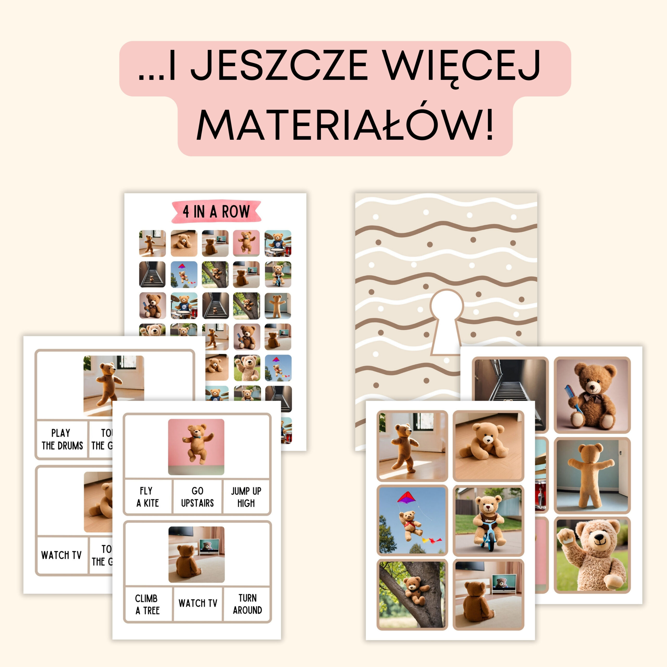 Dzień Misia -Darmowe materiały PDF do druku na angielski w przedszkolu