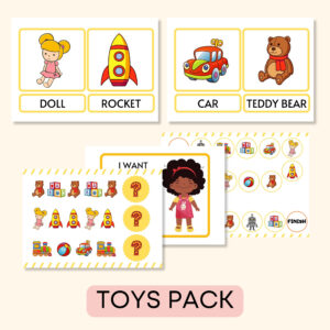Toys Pack -Darmowe materiały PDF do druku na angielski w przedszkolu