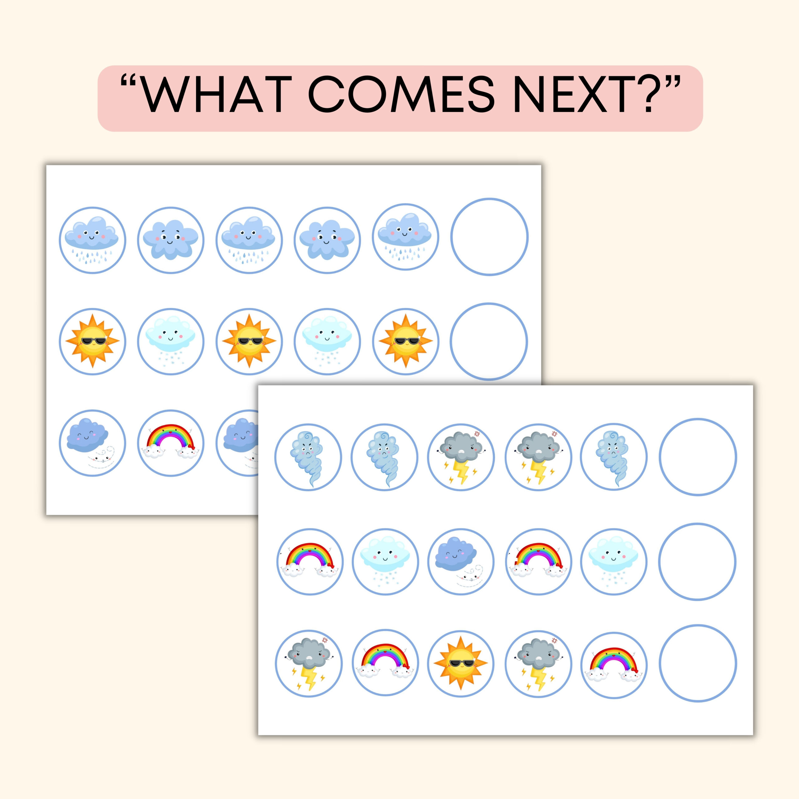 weather pack | angielski w przedszkolu materiały PDF do druku