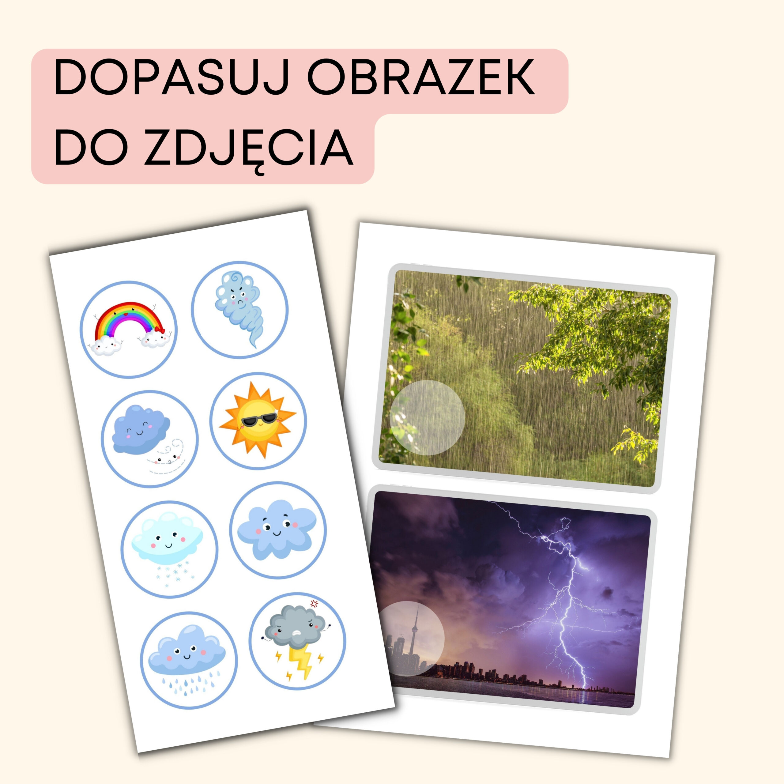 weather pack | angielski w przedszkolu materiały PDF do druku