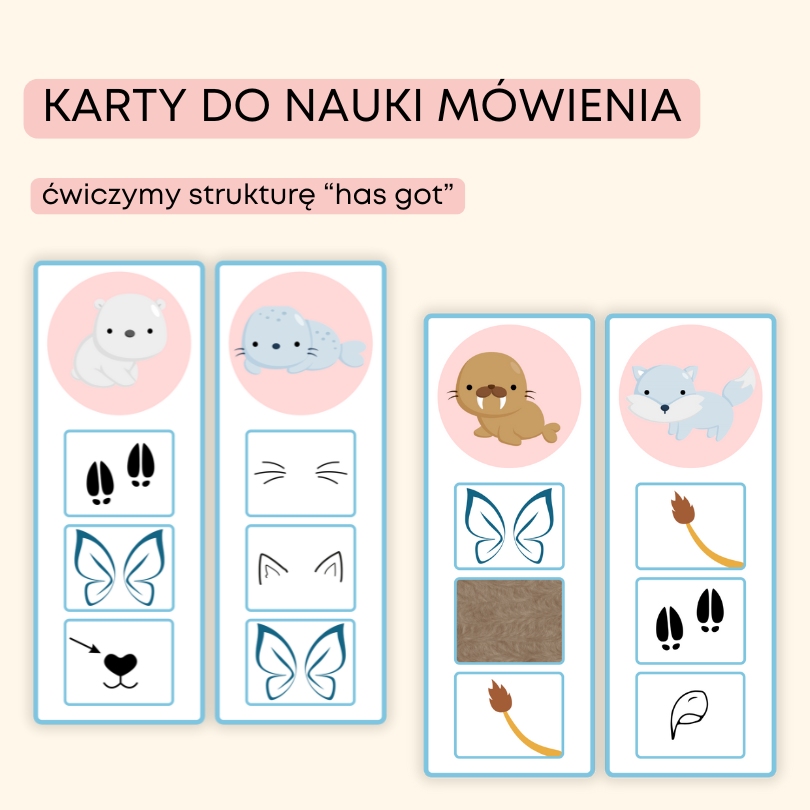 Polar animals | angielski w przedszkolu materiały PDF do druku