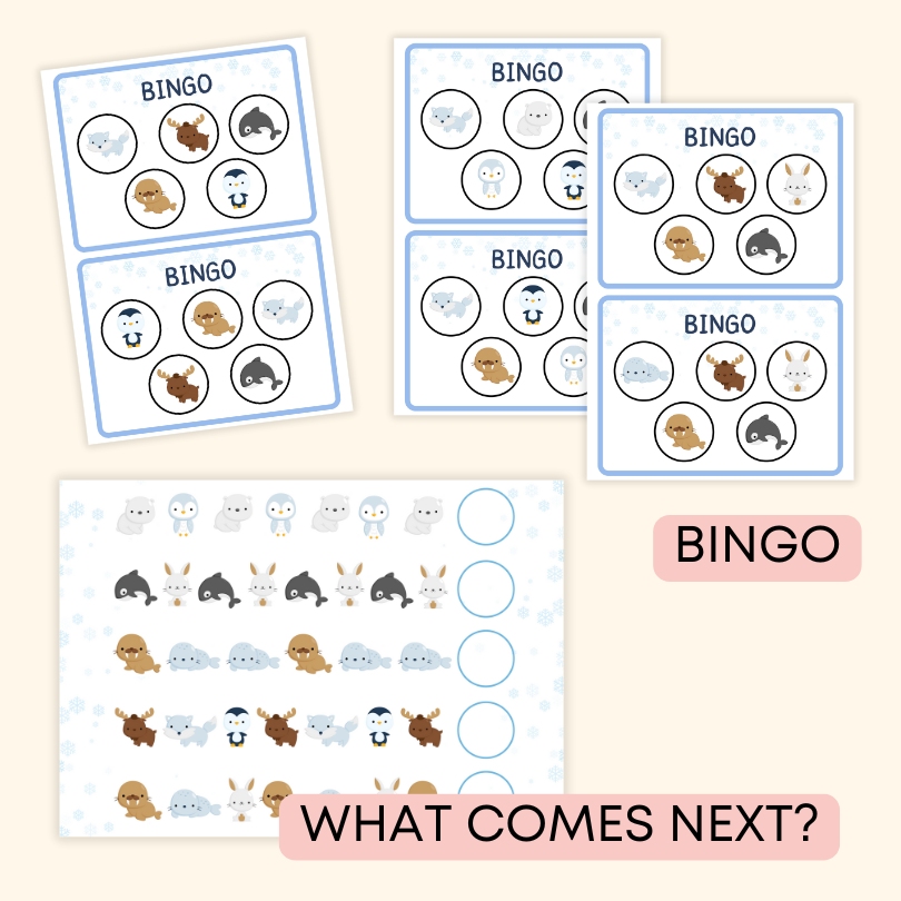 Polar animals | angielski w przedszkolu materiały PDF do druku