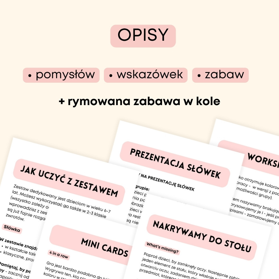 Restaurant Mega Pack | angielski w przedszkolu materiały PDF do druku