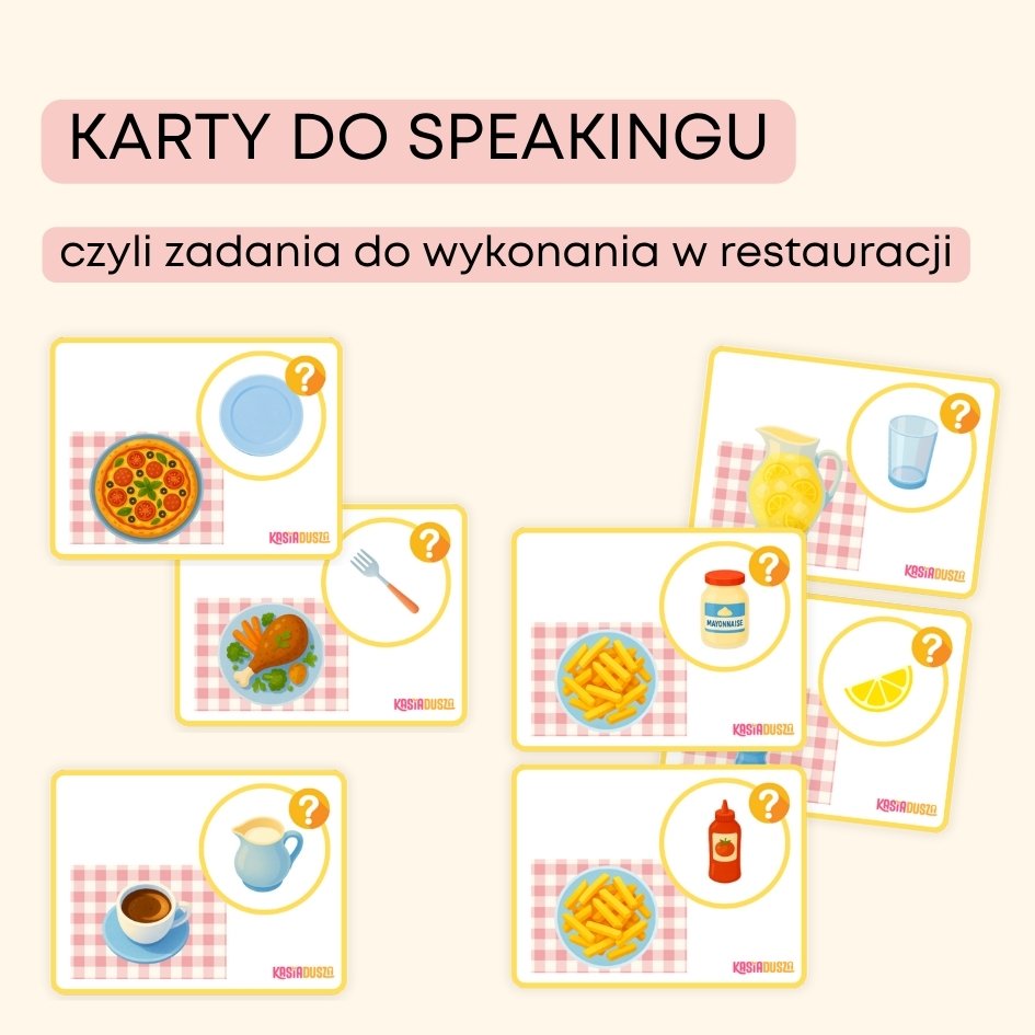 Restaurant Mega Pack | angielski w przedszkolu materiały PDF do druku