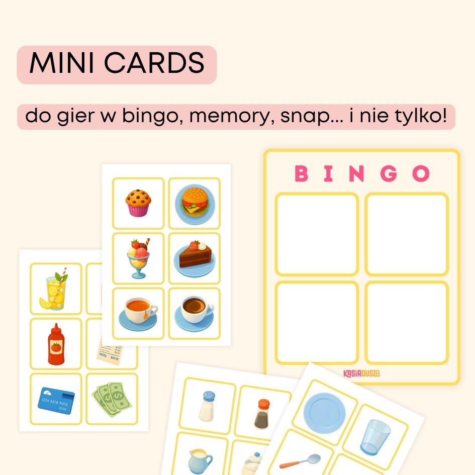 Restaurant Mega Pack | angielski w przedszkolu materiały PDF do druku