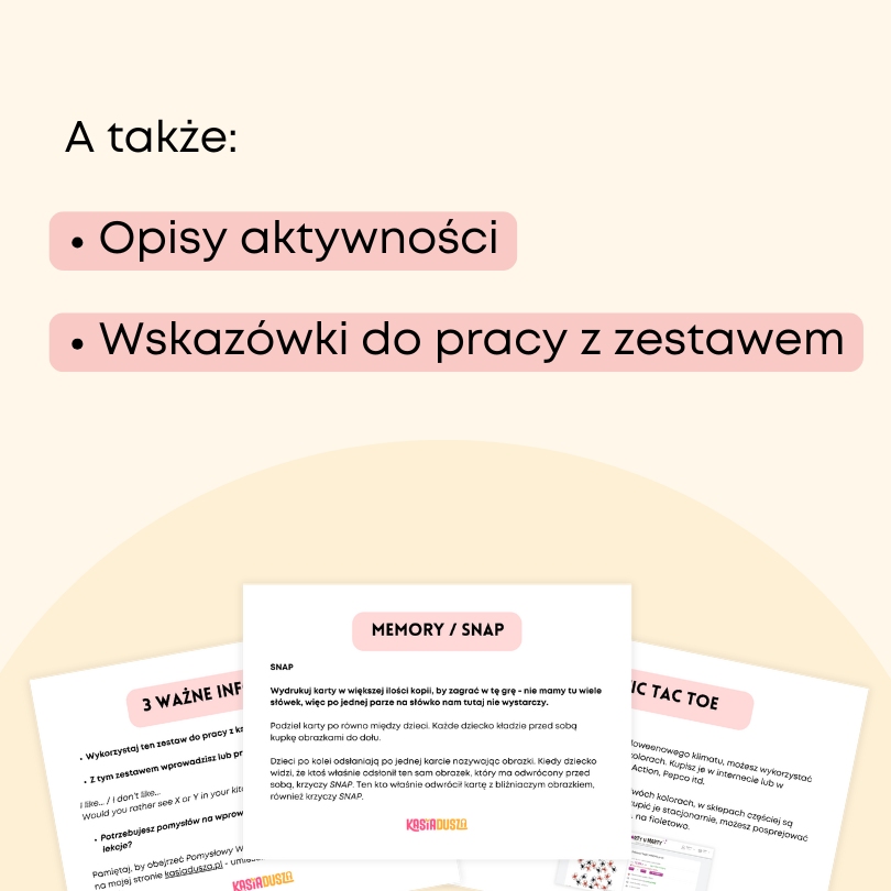 Witch's Kitchen Pack, Hallowen, angielski w przedszkolu, materiały do druku