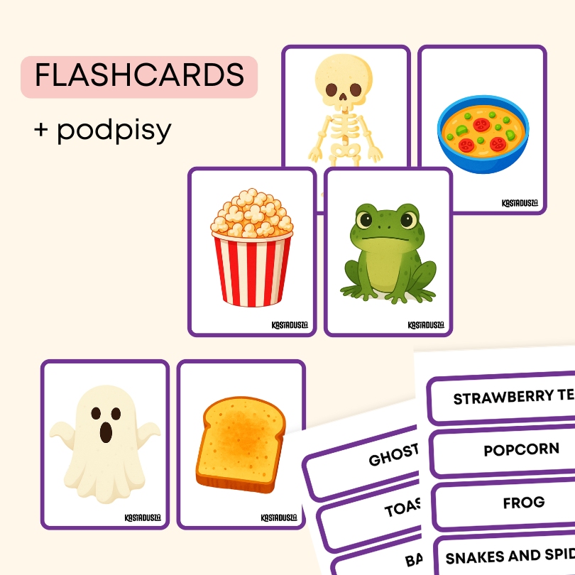 Witch's Kitchen Pack, Hallowen, angielski w przedszkolu, materiały do druku