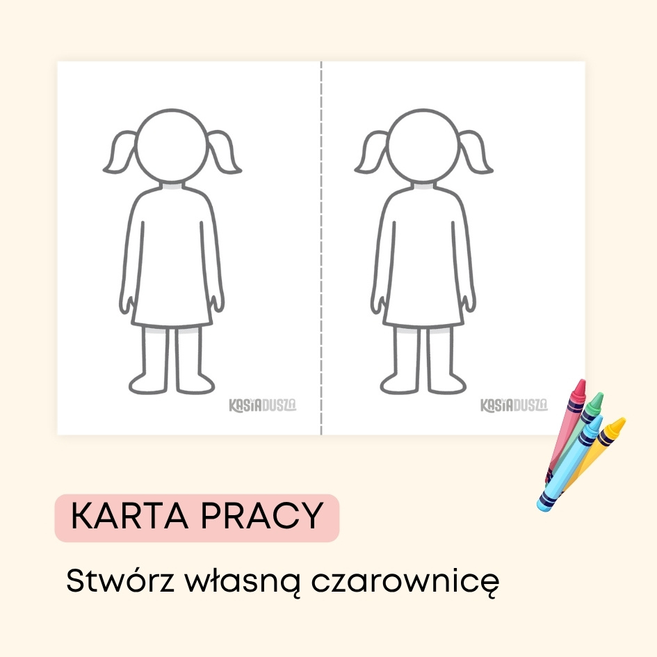 Witch Pack, Hallowen, angielski w przedszkolu, materiały do druku