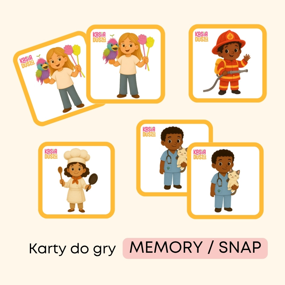 Jobs Pack, angielski w przedszkolu, materiały do druku