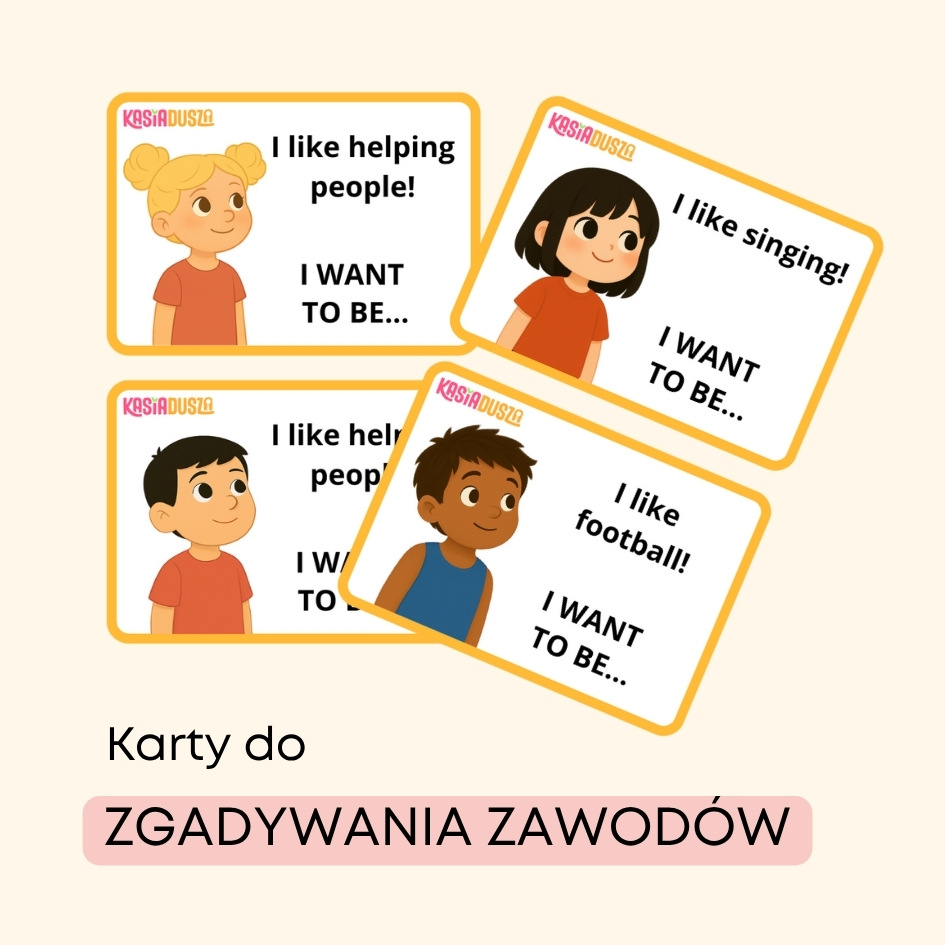 Jobs Pack, angielski w przedszkolu, materiały do druku