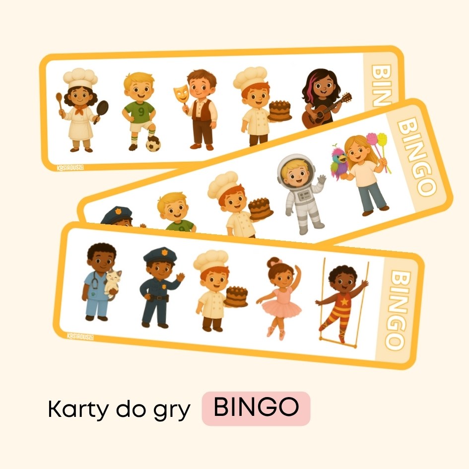 Jobs Pack, angielski w przedszkolu, materiały do druku