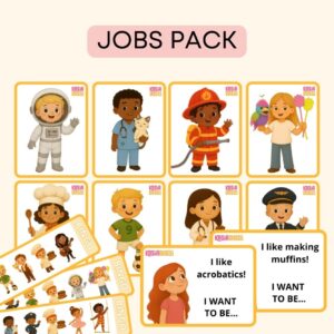 Jobs Pack, angielski w przedszkolu, materiały do druku