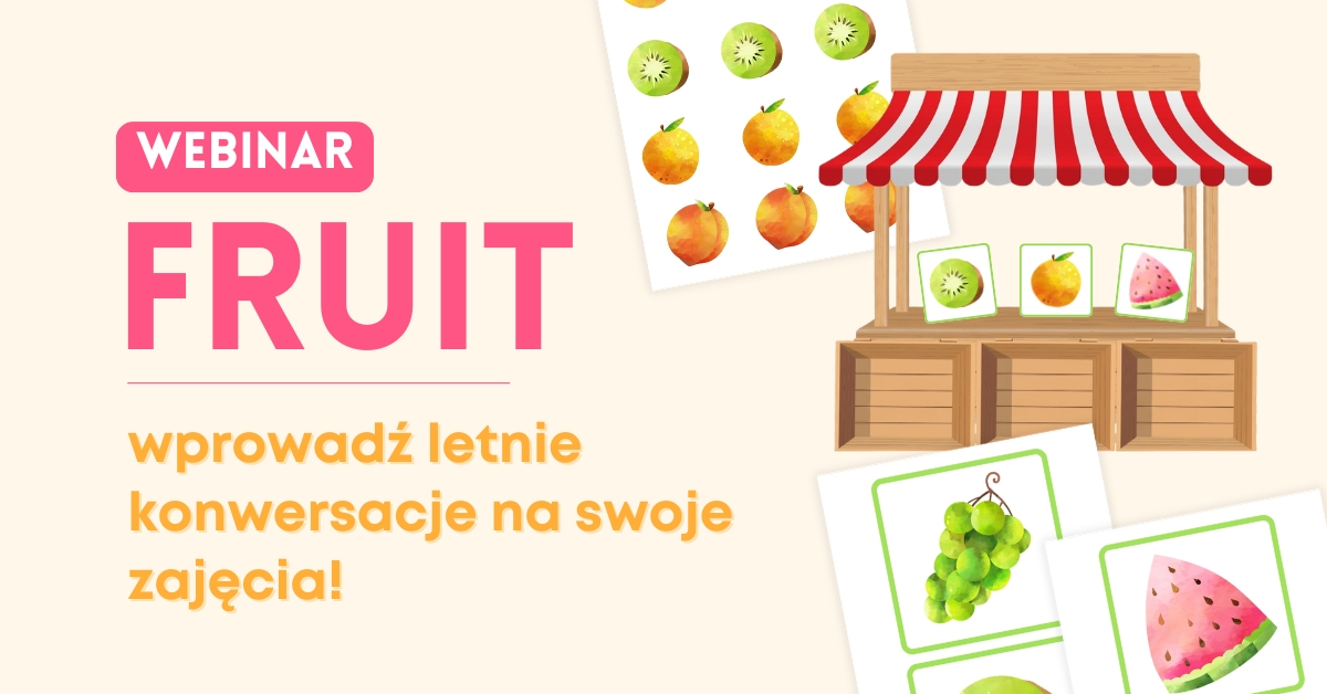 Fruit - owoce na angielskim w przedszkolu - pomysły i materiały do druku