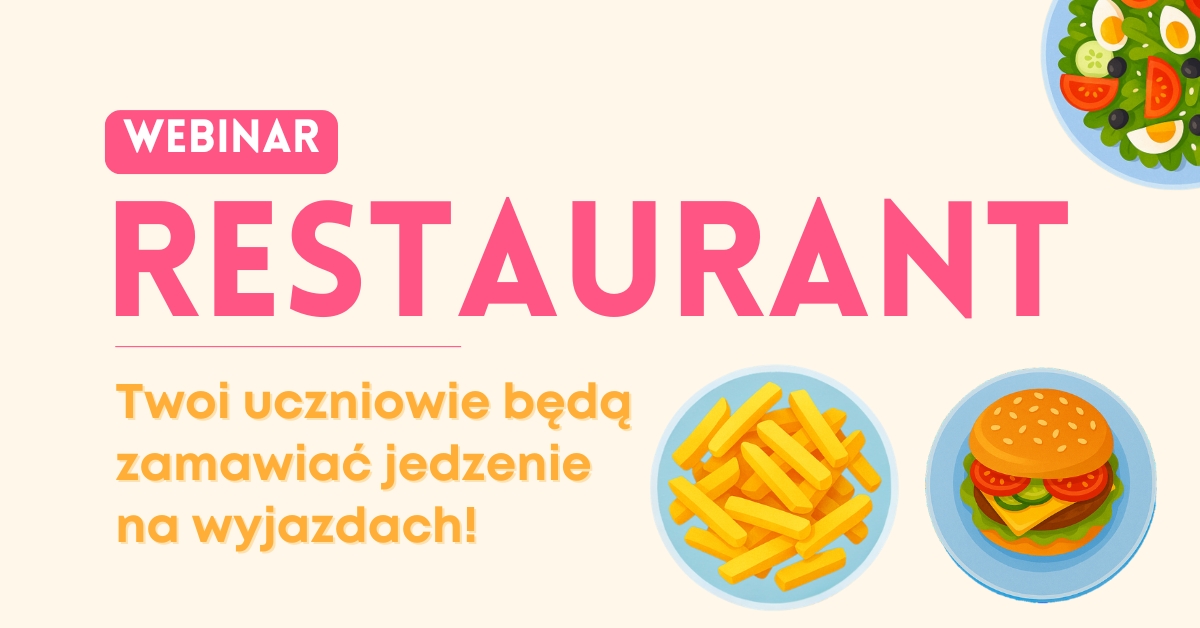 Restaurant and food na angielskim w przedszkolu - pomysły i materiały do druku